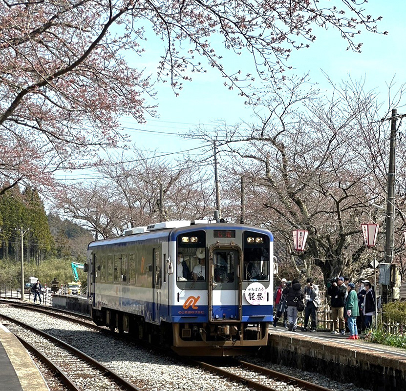 2024年 能登鹿島駅の様子